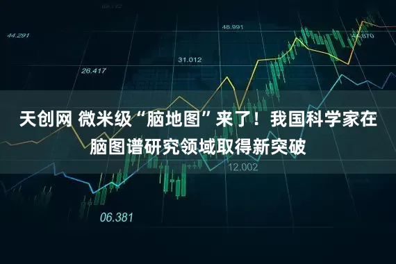 天创网 微米级“脑地图”来了！我国科学家在脑图谱研究领域取得新突破