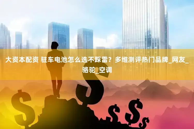 大资本配资 驻车电池怎么选不踩雷？多维测评热门品牌_网友_骆驼_空调