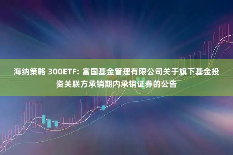 海纳策略 300ETF: 富国基金管理有限公司关于旗下基金投资关联方承销期内承销证券的公告